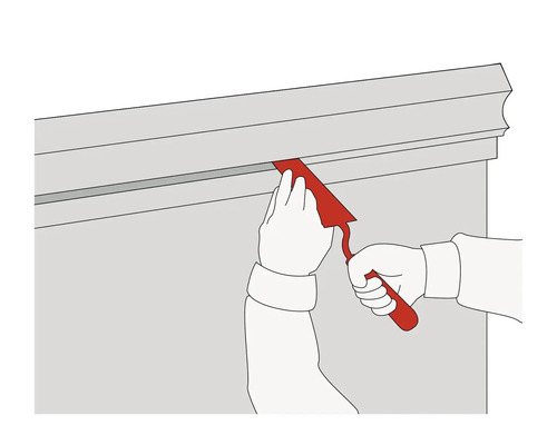 Applicera tätningsmedel med fogspackel