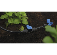 Bevattningssystem med droppslang för växtbevattning