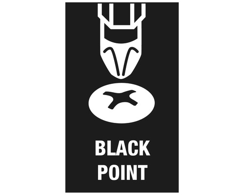 Symbol för Black Point-skruvar