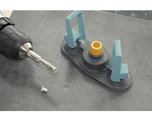 Kärnborr med borrmaskin och styrning