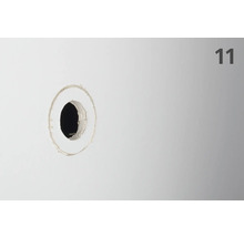 Hål i väggen för installation