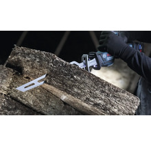 Skära isoleringsull med tigersåg