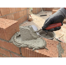 Mura tegelstenar med murslev