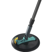 Wolfcraft handslipmaskin med teleskopskaft och rund slipplatta för väggar och tak