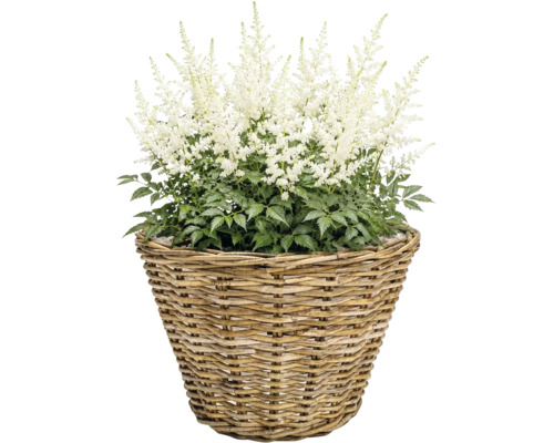 Korgkruka Leah Full Kubu naturfiber Ø29x20cm natur