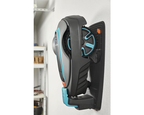 Gardena robotgräsklippare garage väggfäste för förvaring