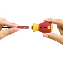 Wiha Stubby bitshållare med bit i detalj