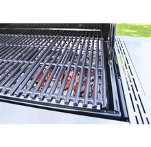 Grill med kol och grillgaller