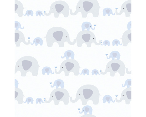 Tygsdesign med elefantmönster för barnrum