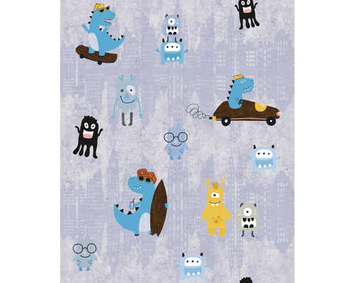 Tapet med monstermotiv för barnrum