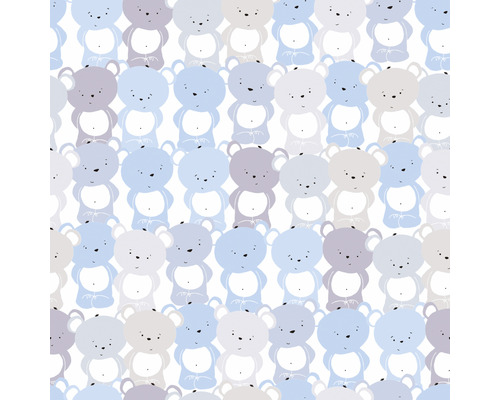 Tapet med teddybjörnsmönster