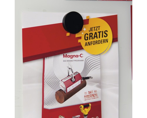 Magna-C magnetprogram broschyr fäst med magnet