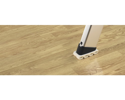 Stegfoten på trägolv