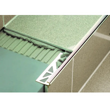 Trappstegsprofil DURAL Florentostep aluminium eloxerad silver 250cm 9mm