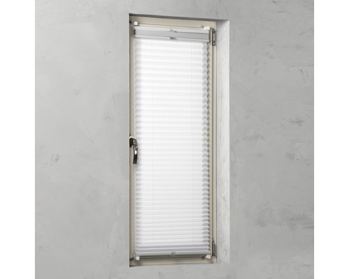 Fönster med plisségardin som insynsskydd och solskydd