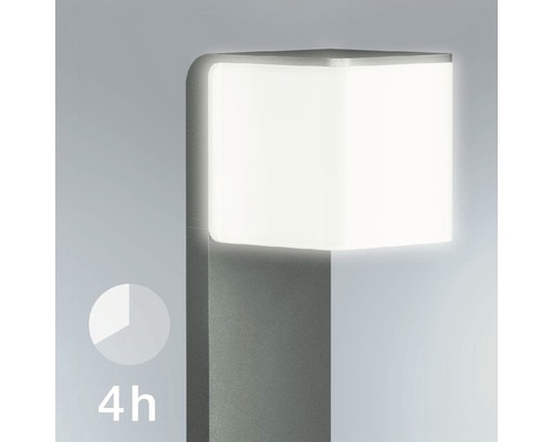 Trädgårdslampa med en brinntid på 4 timmar