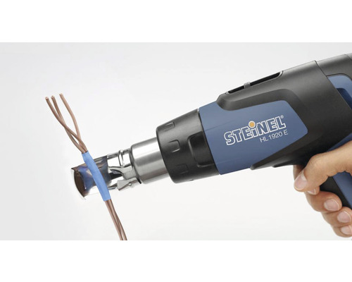 Steinel HL 1920 E varmluftspistol krymper en kabel