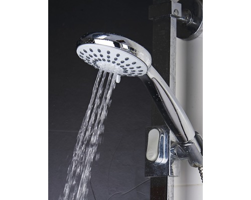 Handdusch med rinnande vatten