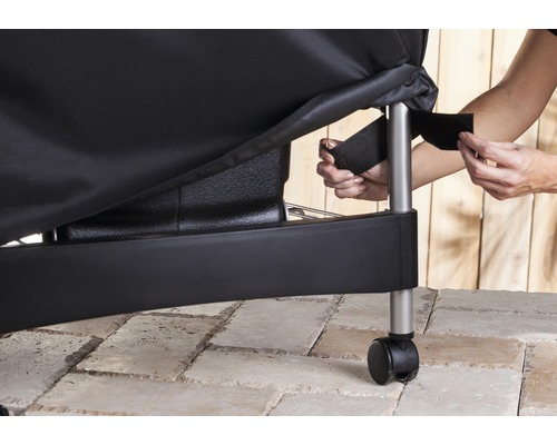 Skyddshuva för grill med fäste på grillvagnen