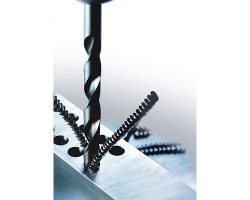 Spiralborr borrar i metallbit med skruvar