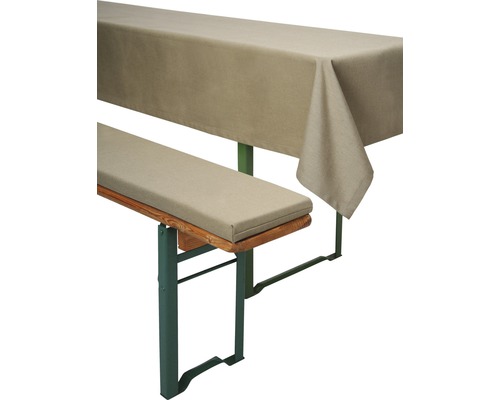 Öltältset med duk och bänkdyna