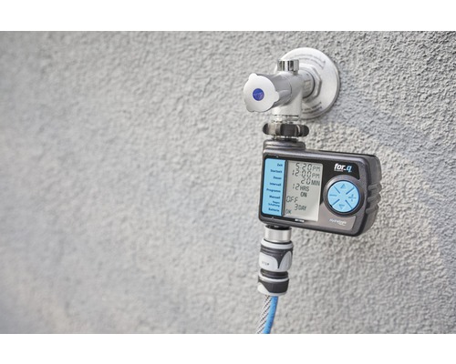 Bevattningstimer med timer på vattenkranen