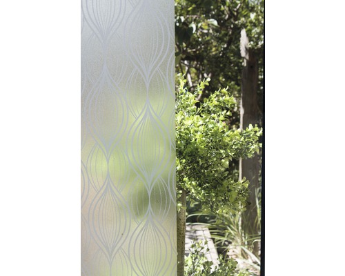 Dekorativ film med mönster på glas