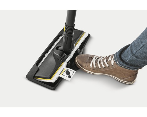 Kärcher golvmopp med fotmanövrering för enkel urvridning av överdraget
