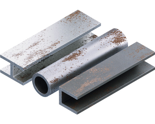 Metallprofiler: H-balk, rörprofil och U-profil