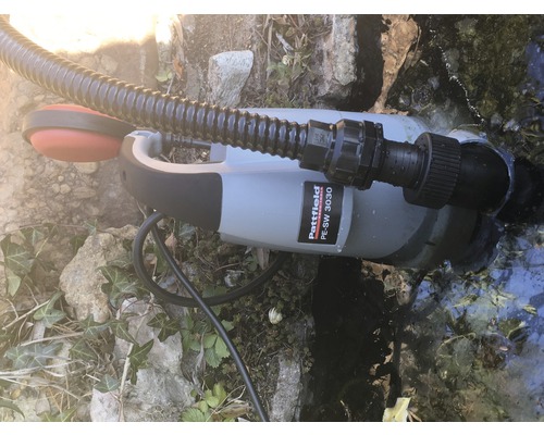 Pattfield smutsvattenpump PE-SW 3030 i drift