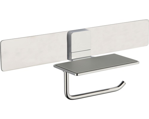 Toalettpappershållare med hylla