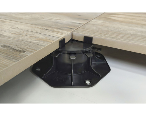 Plattstöd Flexi justerbar 65-155 mm 8% fall Terrassplattor på en justerbar sockelkonstruktion