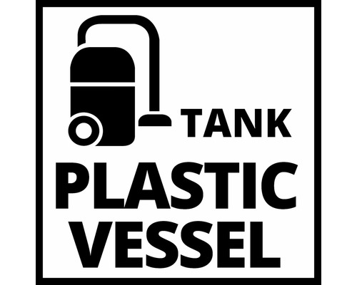 Symbol för behållare av plast