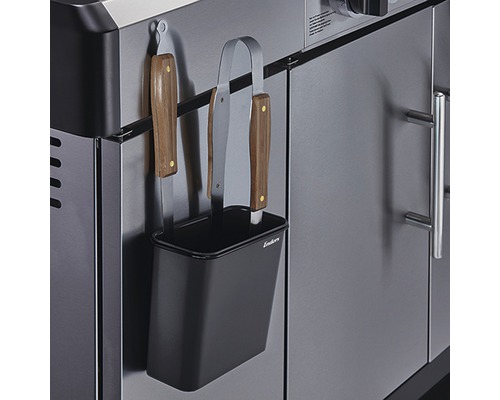 Grillredskapshållare med grilltång och grillspade