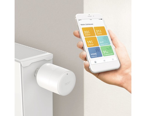 Tado radiatortermostat med smartphone-app för styrning