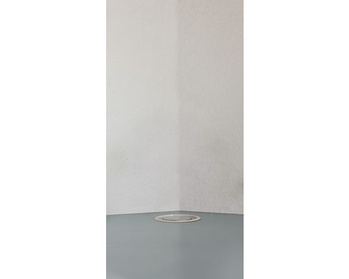 Detalj av ett inbyggt eluttag i ett hörn