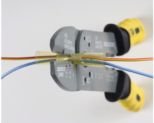 Ändhylstång som pressar ändhylsor med kablar