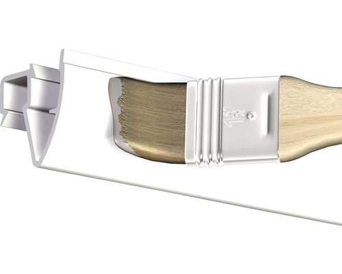 Hörn målarpensel med styrhjälp