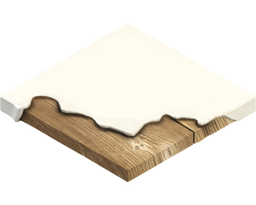 Träbräda med färgskikt