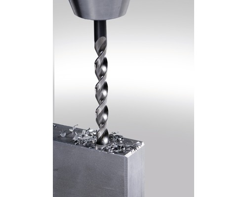 Spiralborr används för att borra i metall