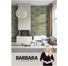 Tapet BARBARA SCHÖNEBERGER fågel grön 814644