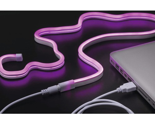 LED ljusslang med USB-anslutning till bärbar dator