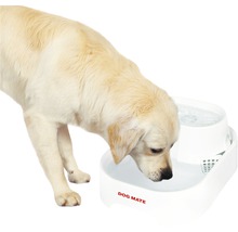 Vattenfontän Dog Mate 6L 37x28x17cm vit