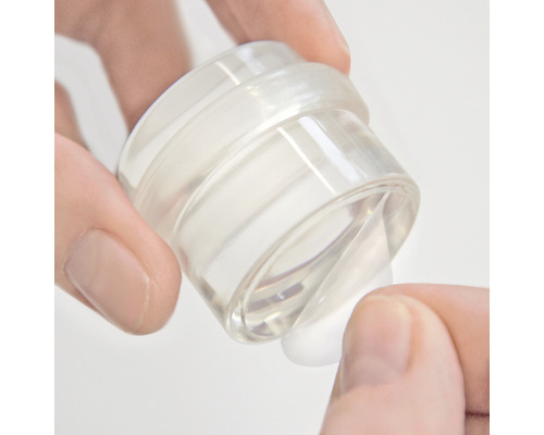 Transparent doseringsapparat med kräm