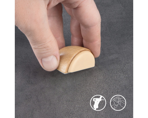 Dörrstopp för väggmontering