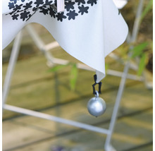 Bordsduk med blomdekor och bordsduksvikt
