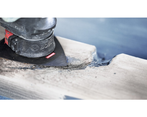 Multifunktionsverktyg vid bearbetning av trä, Bosch logotyp