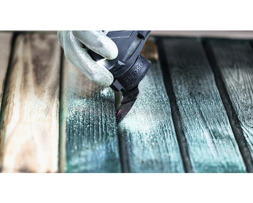 Oscillerande verktyg sågar träplatta med Bosch Logo