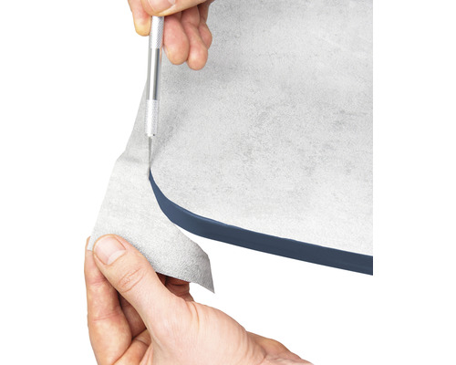 Skära tätningsband med kniv