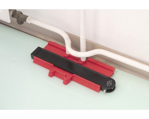 Konturmätare för överföring av former till värmerör